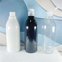 500ml <strong>Big</strong> Volume clear Black Plastic pp Squeeze Bottle with Flip Top Lid Caps