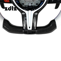Volante de Fibra de Carbono Personalizado y Mejorado para BMW Serie F y Serie E, con Levas de Cambio de Fibra de Carbono, Compatible con F10, F30, E90, E92