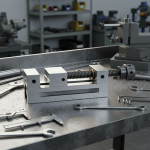 Étau de machine de qualité industrielle QGG38/50 1,5/2 pouces - Étau de précision, étau <span class=keywords><strong>combiné</strong></span> pour machines-outils de fraisage CNC - Product Image 1