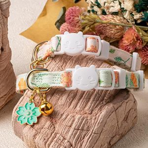 Suministros para mascotas Niña Niño Gatos Collares Flores Colgante Gatito Collar Lindo - Product Image 5