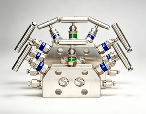Rosemountt 305 Five Block and Bleed Manifold 6000 PSI pour la calibration différentielle - Product Image 3