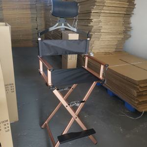 Silla Plegable de Director para Maquillaje, Portátil, con Almacenamiento Lateral, Servicio OEM/ODM - Product Image 5