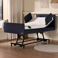 Lit d'hôpital moderne pour la maison, lit de soins infirmiers électrique de luxe pour personnes âgées, lit médical pour patients IEC60601