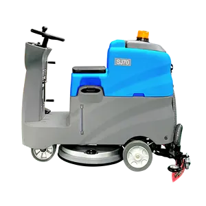 SJ70 professional floor cleaning equipment brand automatic with best performance small ride on floor scrubber