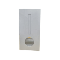 Boîte aux lettres murale extérieure en métal durable WELDON avec revêtement en poudre, installation facile pour courrier et lettres