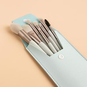 Nuevo Set de Brochas de Maquillaje de Viaje de Buena Calidad PD 2026, 8 Piezas con Bolsa de PU - Product Image 5