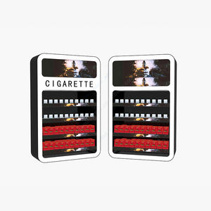 Tienda de maquillaje personalizada Estantes minoristas Divisores acrílicos Estante de exhibición de muebles de metal Soportes de exhibición de cosméticos con empujadores - Product Image 2