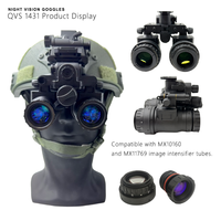 QCNV QVS1431 FOV40° GEN2+FOM1400+ IIT Image Intersifier TubeP43/P45 Autogate Binocular Goggles NightVision Device OEM/ODM