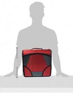Kostenlose Musterexemplare der Marke Yingni: Polyester-Laptop-Aktentasche mit Reißverschlusslasche, 4 Zoll, 3 D-Ringen und 5-Fächer-Aktenordner, Modell 866