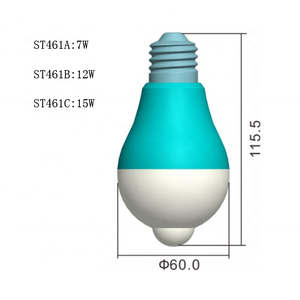 หลอดไฟเซ็นเซอร์ ST461A หลอดไฟเซ็นเซอร์ตรวจจับความเคลื่อนไหว PIR และโคมไฟอัจฉริยะสำหรับบ้านอัจฉริยะ - Product Image 4