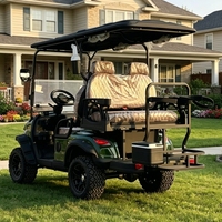 Voiturette de golf électrique au lithium personnalisable 4 places 48 V de qualité supérieure avec personnalisation gratuite de la couleur et du logo pour usage en station balnéaire ou à domicile
