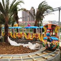 Parc d'attractions de noël pour enfants, train électrique pour anniversaire