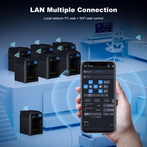 VEHO 1A <span class=keywords><strong>Printer</strong></span> <span class=keywords><strong>3D</strong></span> Kecepatan Tinggi 600mm/s Klipper, Dapat Terhubung Wi-Fi, FDM <span class=keywords><strong>3D</strong></span> Impresora untuk Penggunaan di Rumah, Mendukung Material PLA-Baru - Product Image 3