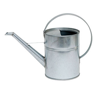 บัวรดน้ำโลหะชุบสังกะสี3L กระป๋องอุปกรณ์สำหรับพืชสวนกลางแจ้งในร่มที่มีด้ามจับและพวยกา - Product Image 1