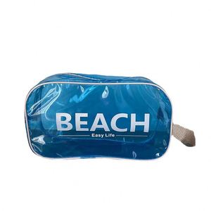 Personalized Quality Plastic Travel Zipper Makeup <b>Bag</b> for Women Toilet Wash Cosmetic <b>Bags</b> Logo for Bathroom Use Jewelry <b>Storage</b> - Product Image 1