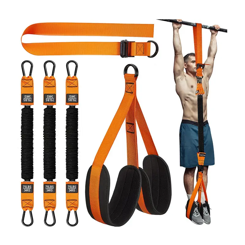 Thyfit Indoor Fitness Verstelbare Parallelle Staven Bands Pull-Up Geassisteerde Weerstandsbanden