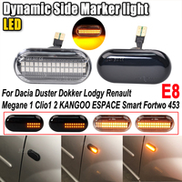 Rétroviseur Side Marker feux de garde-boue pour Dacia Duster Dokker Lodgy Renault Megane 1 Clio1 2 KANGOO ESPACE Smart Opel MOVANO