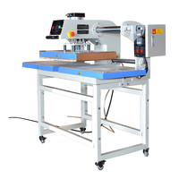 Glissière automatique 80*100 Machine pneumatique de transfert de presse à chaud Double station de presse 3 plaques chauffantes pour Sublimation DTF