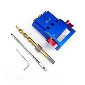 High Quality good feedback Aluminum Alloy 9.5mm Pocket hole Jig with 3 holes