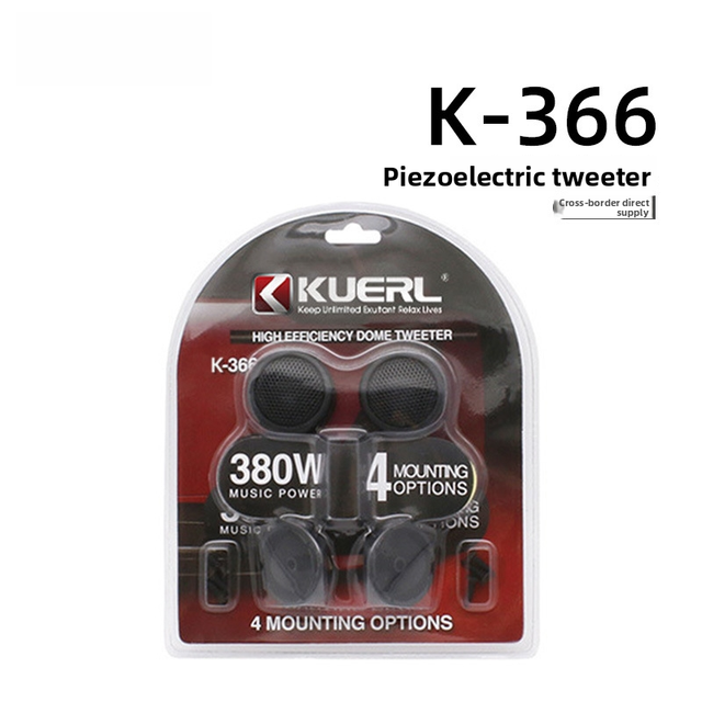 Car Speakers Universal Car Dome Tweeter K\366 380W High Efficiency Piezo Tweeter for Car Audio Upgrade