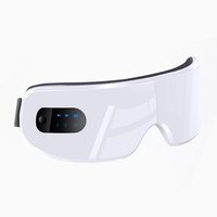 Masseur oculaire intelligent pliable et réglable, appareil de massage oculaire chauffant électrique à vibrations avec musique multifonction