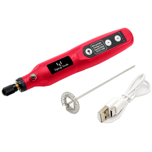 Bộ dụng cụ máy mài mini cầm tay không dây, pin Li-<span class=keywords><strong>ion</strong></span> 3.6V chất lượng cao, 3 tốc độ biến thiên, tự làm - Product Image 3