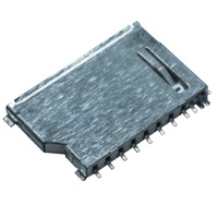 Connecteur de carte PCB de carte mémoire SD de type push-pull