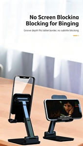 Hot Selling Adjustable Height Mobile Phone holder <b>Stand</b> Foldable Retractable Desktop Lazy <b>Tablet</b> Multifunctional Portable <b>Stand</b> - Product Image 6