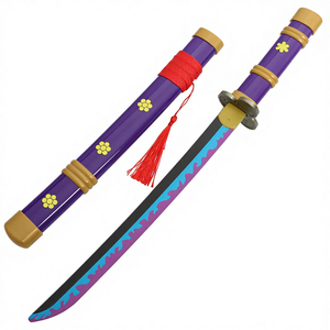 Vente Flash Prix Usine Mini <span class=keywords><strong>Katana</strong></span> en Plastique ABS <span class=keywords><strong>de</strong></span> 42 cm, Épée <span class=keywords><strong>de</strong></span> Jouet Anime <span class=keywords><strong>Zoro</strong></span> pour Cosplay, 0,15 kg - Product Image 4
