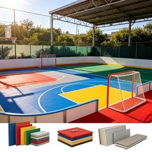 Revêtement de sol pour terrain de padel intérieur Inolp, qualité professionnelle, anti-âge, imperméable, PVC antidérapant, épaisseur 10 mm - Product Image 3