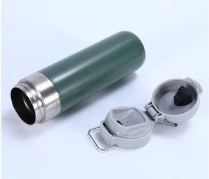 Botellas de agua de acero inoxidable con aislamiento sin BPA, frasco térmico a prueba de fugas al vacío de Metal para gimnasio deportivo - Product Image 4