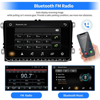 Radio Stereo Mobil Android 9 Inch Plug and Play untuk VW Seat Skoda 2G RAM 32G ROM Wireless Apple CarPlay Android Auto GPS
