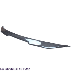 Alerón Trasero de Fibra de Carbono Estilo PSM para Serie G25 G35 G37 Sedán de 4 Puertas, 2007-2014 (no Compatible con STC) - Product Image 5