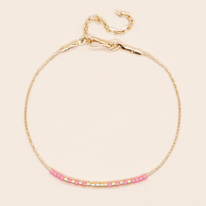 Bracelet en perles ajustable en or pour femmes JC Crystal, petites perles multicolores, bracelet Miyuki, bohème - Product Image 4
