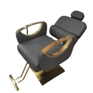 Sillón Reclinable Hidráulico de Cuero Negro Moderno de China, Material de PU con Construcción Metálica para Salón de Belleza, Peluquería, en Oferta - Product Image 1