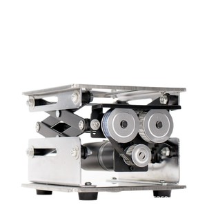 Plataforma elevadora eléctrica mini de acero inoxidable Xingjiu, 12V 24V, personalizable para levantar equipos pequeños - Product Image 1