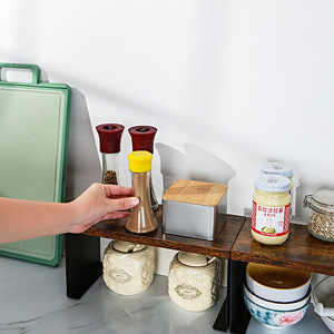 Factory Custom Pull <b>Out</b> Spice Rack Organizer for Cabinet Slide <b>Out</b> Spice Racks Organizer <b>Easy</b> Install Spice Cabinet Organizers - Product Image 4