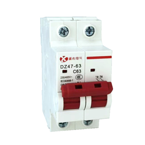 Миниатюрный автоматический выключатель DZ47 63A 2 полюса a 30 мА переменного тока 400 В 6ka Elcb Rccb от производителей - Product Image 2