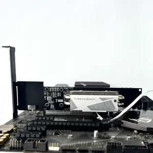 Adaptador PCIe 5.0 X4 a <span class=keywords><strong>M</strong></span>.2 NVME SSD con Soporte, Compatible con Gen5, en Existencia, Hecho en China, Guatemala, Accesorio de Computadora - Product Image 5