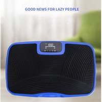 Plateforme vibrante électromagnétique verticale portable mini transfrontalière en ABS pour musculation et fitness à domicile, charge maximale 150 kg