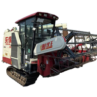 Moissonneuse-batteuse automatique de haute qualité pour maïs, blé, riz avec moteur et boîte de vitesses à haute productivité