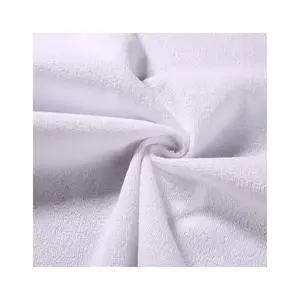 Toptan bambu Terry Softshell Hometextile için Tpu lamine su geçirmez kumaş yatak koruyucu