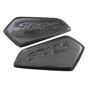 Para <span class=keywords><strong>Porsche</strong></span> 718 981 solo Venta caliente estilo C apariencia actualización parachoques lateral labio C estilo Real fibra de carbono falda lateral marca - Product Image 4