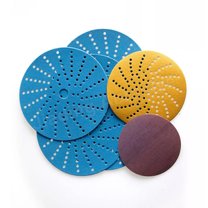 Disques abrasifs multi-trous Crochet et boucle Tampons de papier abrasif de qualité supérieure pour ponceuse orbitale, bois, métal, carrosserie automobile, peinture, plastique - Product Image 2