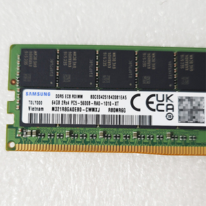 เซิร์ฟเวอร์เวิร์กสเตชันคุณภาพสูงรุ่นใหม่ DDR5 64GB ECC RDIMM 5600MT/s โมดูลหน่วยความจำ RAM M321R8GA0EB0-CWM 5600 64G แรมเซิร์ฟเวอร์ - Product Image 5