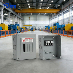 Caja de distribución eléctrica mcb de metal, 4 vías, monofásica, económica, Superior - Product Image 5