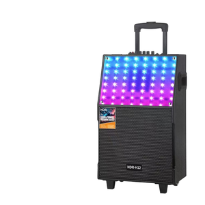 NDR-H12 Enceinte portable 12 pouces avec caisson de basses pour DJ, <span class=keywords><strong>home</strong></span> cinéma, scène, ordinateur, fêtes, <span class=keywords><strong>mini</strong></span> design, alimentation CC - Product Image 2