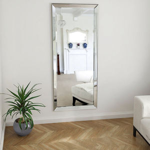 Espejo de Pared con Marco Metálico de Diseño Moderno con Bordes Biselados, Espejo de Cuerpo Entero para Salón de Belleza, Hogar y Uso Decorativo - Product Image 2