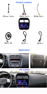 10.1 inch Android 11.0 HD màn hình cảm ứng hệ thống cho Mitsubishi asx Peugeot 4008 2010-2015 Carplay GPS định vị xe - Product Image 6