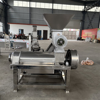 Commerciële hoogwaardige gemotoriseerde fruit- en groentesapcentrifuge, grote schaal dubbelrolpers, sinaasappel passievrucht 110/220/380V 1500W
